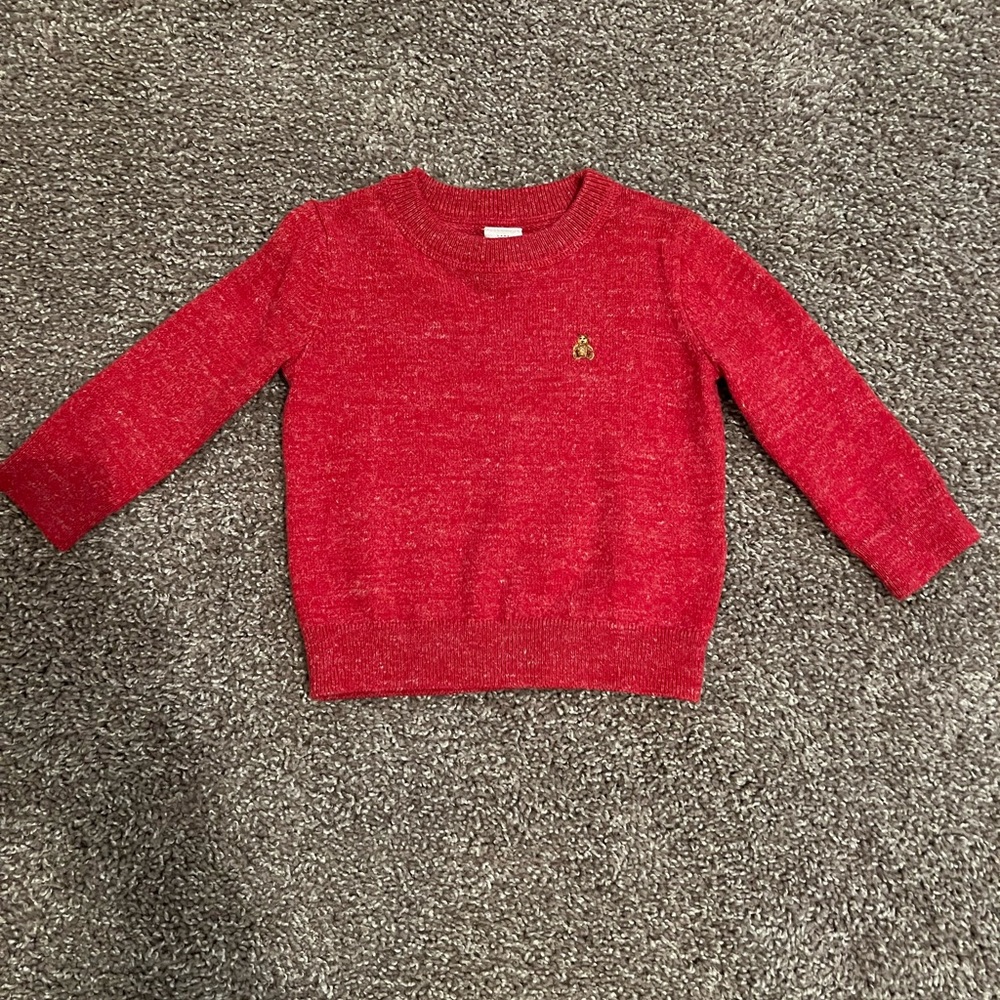 Baby GAP Red Sweater, 12-18M, WORN ONCE